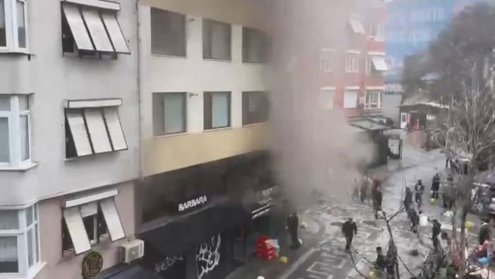 Kadıköy’de restoranda yangın paniği