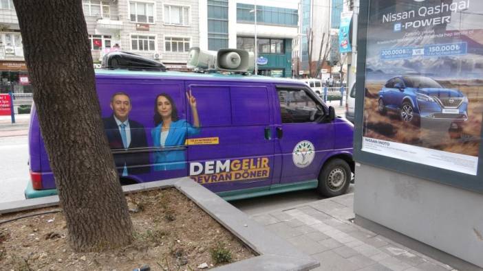 Kayseri’de DEM Parti’nin seçim aracına silahlı saldırı