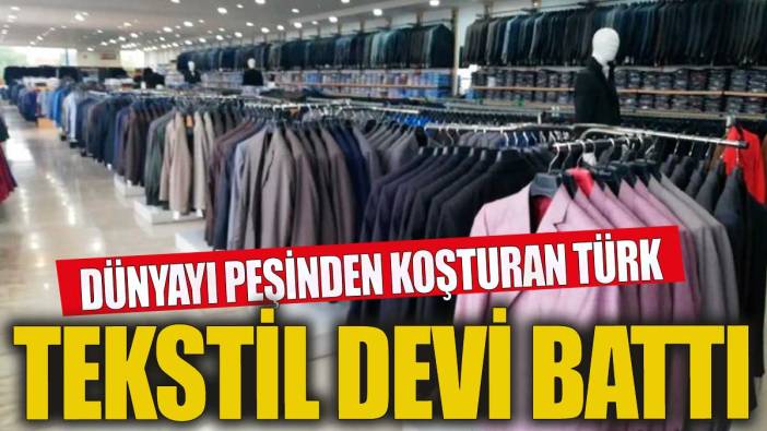 Dünyanın imrendiği Türk tekstil devi EGS battı