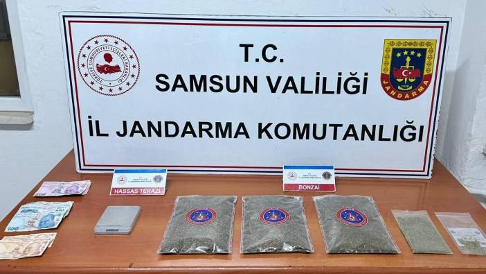 Samsun'da 1 kilo 50 gram bonzai ele geçirdi '1 gözaltı'