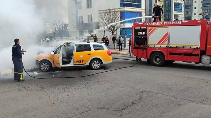Diyarbakır’da kazanın ardından yangın çıktı