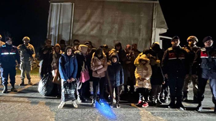 Edirne'de onlarca kaçak göçmen yakalandı
