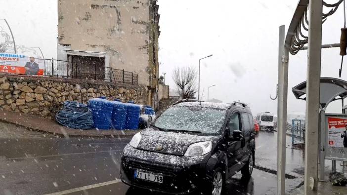 Diyarbakır'ın ilçelerinde kar yağışı