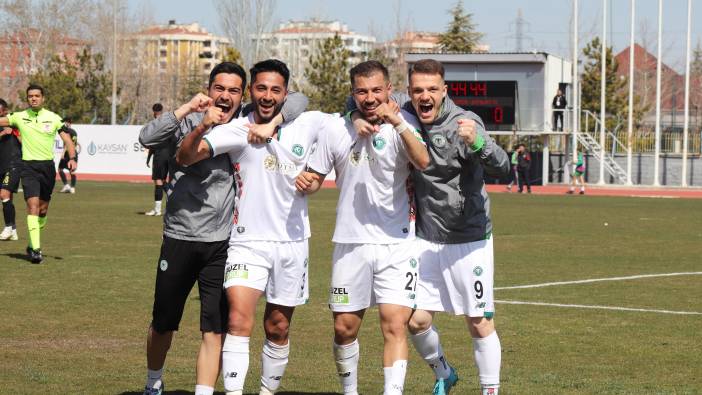 Konyaspor Bayburt Özel İdarespor'u mağlup etti