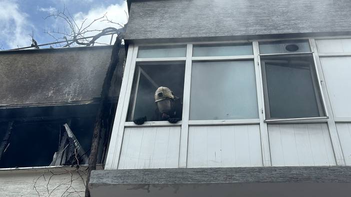 Bursa'da ev yangını 'Anne ve oğlu kurtarıldı'