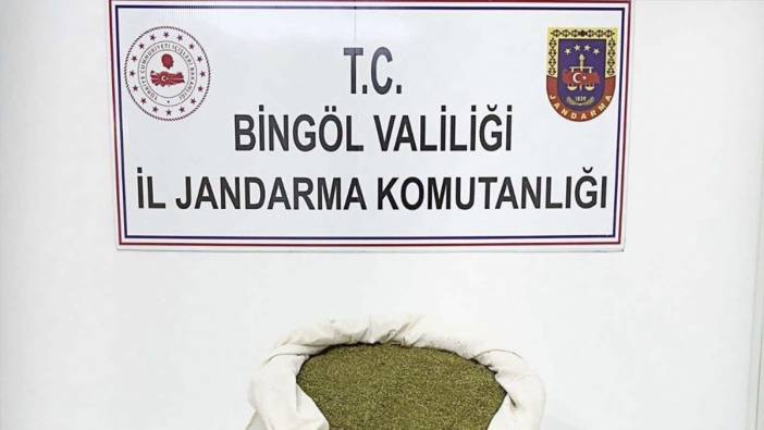 Bingöl'de kilolarca toz esrar ele geçirildi