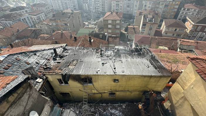 İstanbul'da yangın faciası '4 ev zarar gördü'