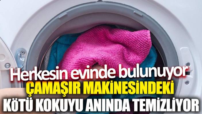 Çamaşır makinesindeki kötü kokuyu anında temizliyor 'Herkesin evinde bulunuyor'