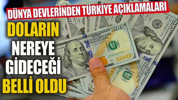 Dolar'ın nereye gideceği belli oldu Dev bankalardan ardı ardına Türkiye açıklamaları