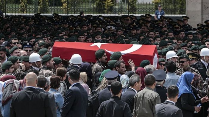 Şehit polise son veda!