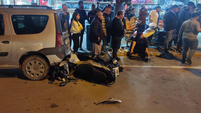 Alanya’da motosiklet kazası