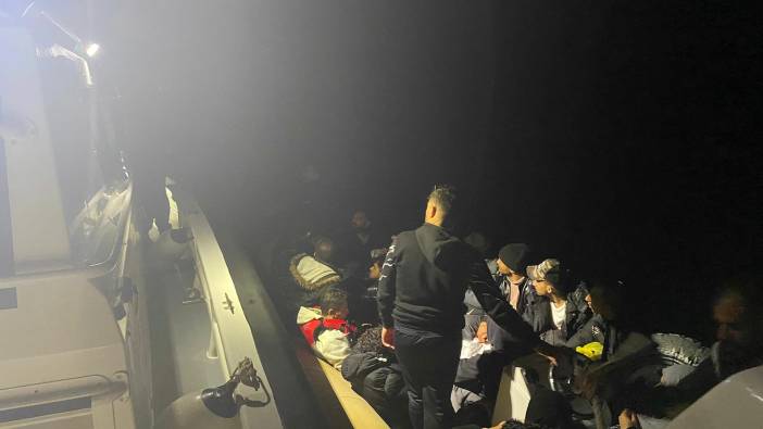 Muğla Bodrum’da 20 kaçak göçmen kurtarıldı