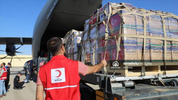Türkiye’nin Gazze yardımları 42 bin tona ulaştı