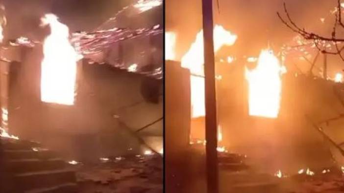 Tokat'ta ev yangını çıktı