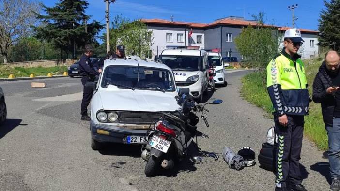 Edirne'de trafik kazası '3 yaralı'