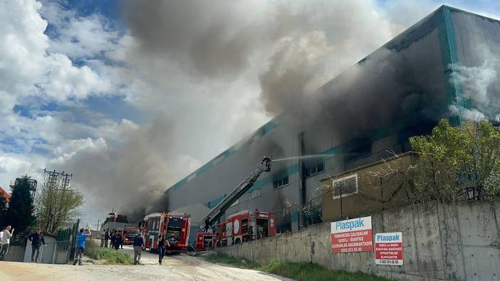 Tekirdağ’da fabrika yangını