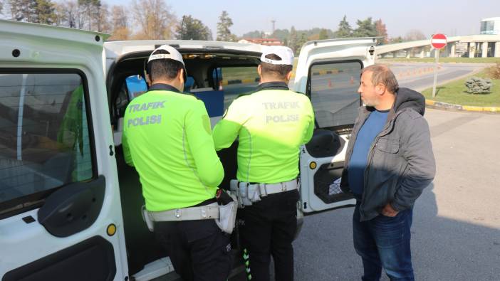 Sakarya'da yüzlerce araç trafikten men edildi