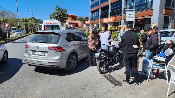 Ereğli'de motosiklet devrildi '1 yaralı'