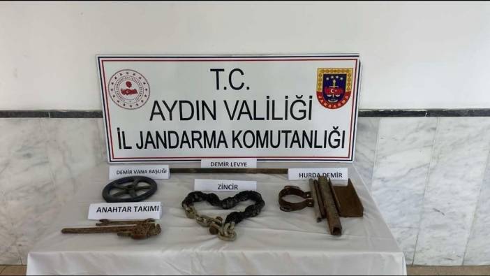 Aydın'da bir depoyu soyan hırsızlar yakalandı