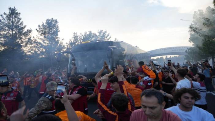 Galatasaray Fenerbahçe maçı için Şanlıurfa'ya geldi