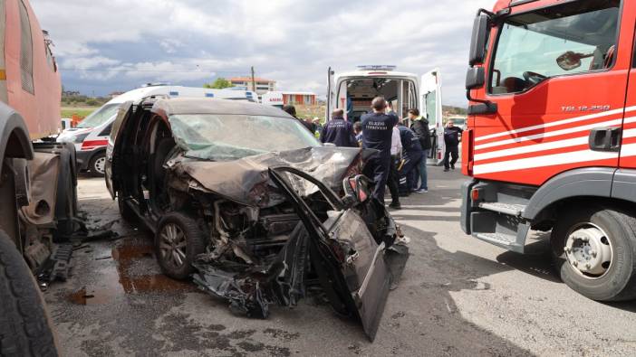 Elazığ'da meydana gelen kazada 3'ü çocuk 5 kişi yaralandı