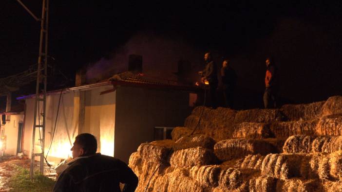 Sivas'ta bir evde yangın çıktı