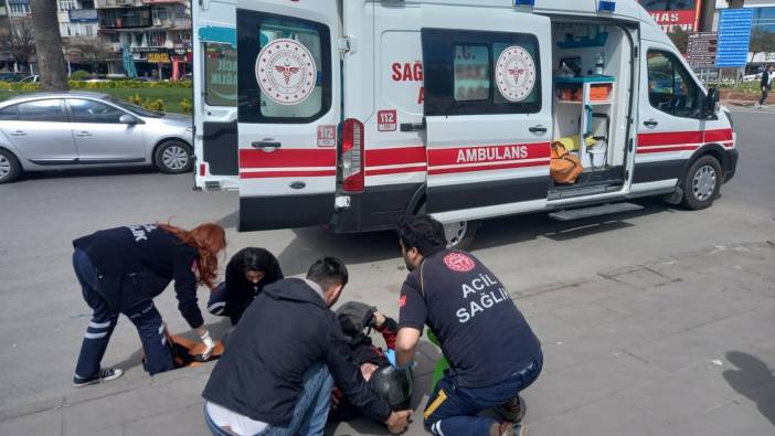 Zonguldak'ta motosiklet kazası ! 1 ağır yaralı