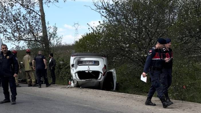 Bursa’da otomobil takla attı ‘Yaralılar var’
