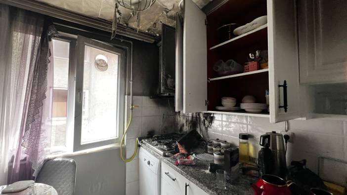 Zonguldak'ta aspiratörden kaynaklı yangın çıktı