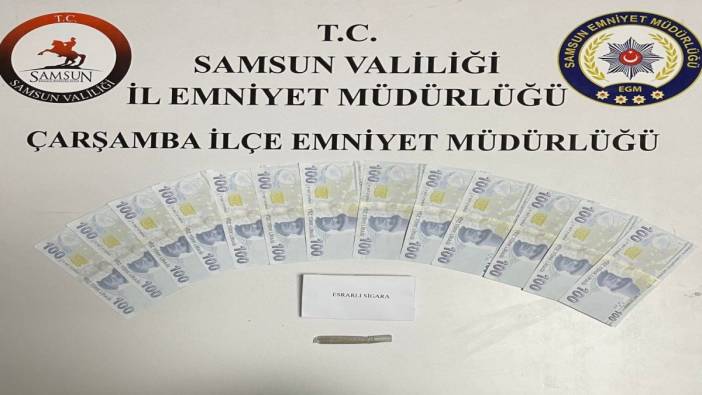 Samsun'da sahte para ile alışveriş yapan dolandırıcı yakalandı