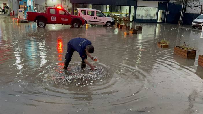 Osmaniye’de caddeler göle döndü