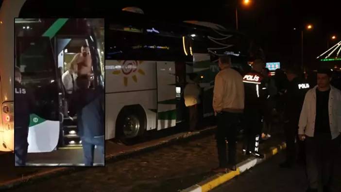 Tokat'ta muavini rehin alan yolcu tutuklandı
