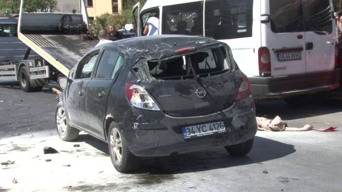 Ataşehir'de trafik kazası! 3 yaralı