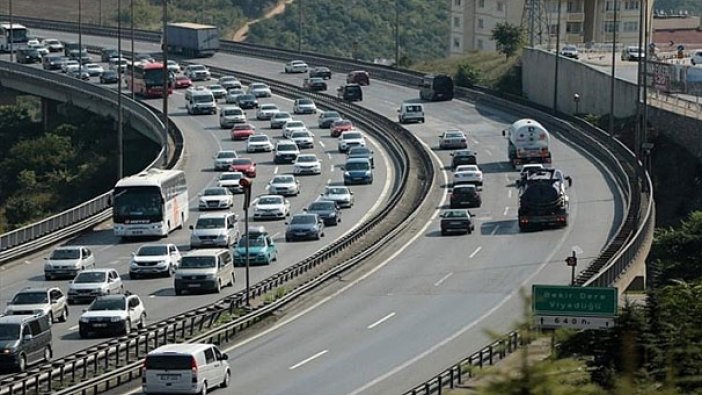 Anadolu otoyolu'nda bayram yoğunluğu