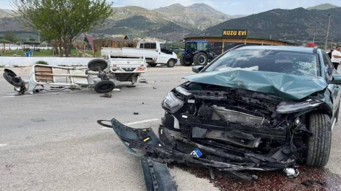Tokat'ta kaza: 1'i ağır 2 yaralı