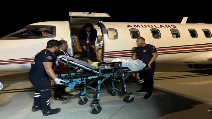 Ambulans uçak 8 yaşındaki çocuk için havalandı