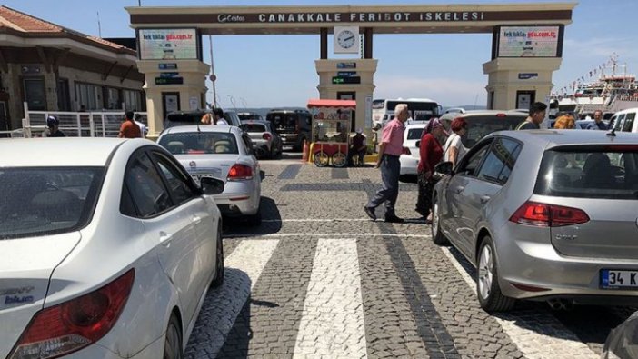 Tatilciler dönüş yolunda