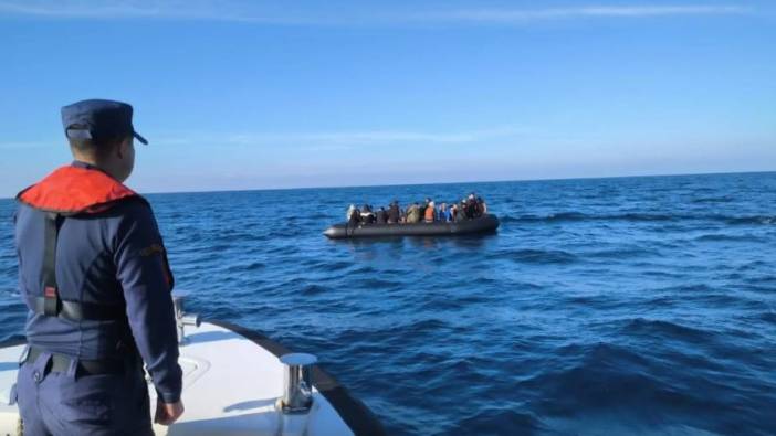 Ayvalık'ta 36 kaçak göçmen yakalandı
