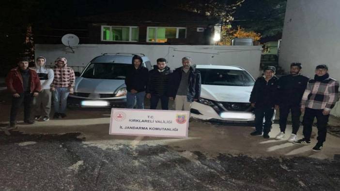 Kırklareli'nde kaçak göçmen operasyonu: 352 gözaltı