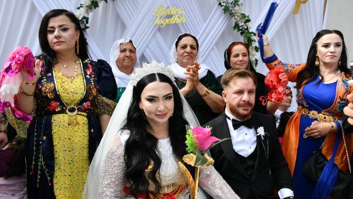 Ukrayna'da Şırnak'a gelin geldi! Düğün 2 gün 2 gece sürdü