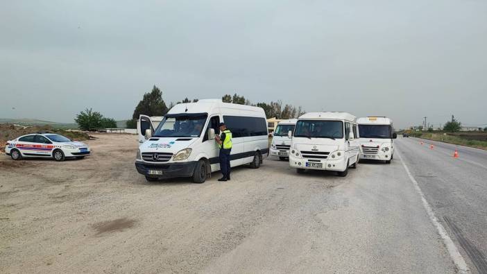 Okul servislerine sıkı denetim ‘Onlarca araç trafikten men edildi’