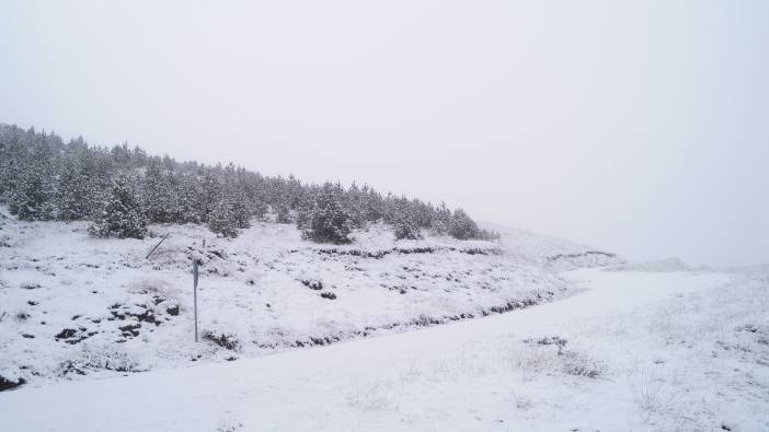 Tokat'ta kar yağışı başladı