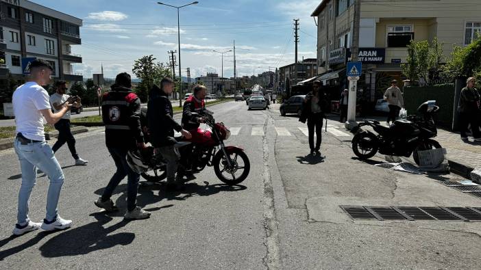 Samsun’da feci kaza: Motosiklet sürücüsü can verdi