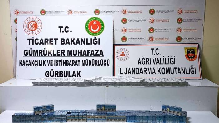 Ağrı’da kaçak sigara operasyonu