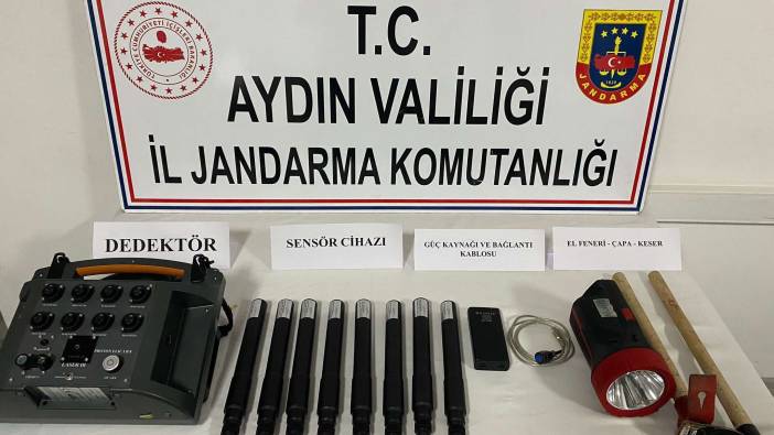 Aydın'da tarihi eser operasyonu