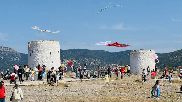 Uçurtma festivali renkli görüntülere sahne oldu