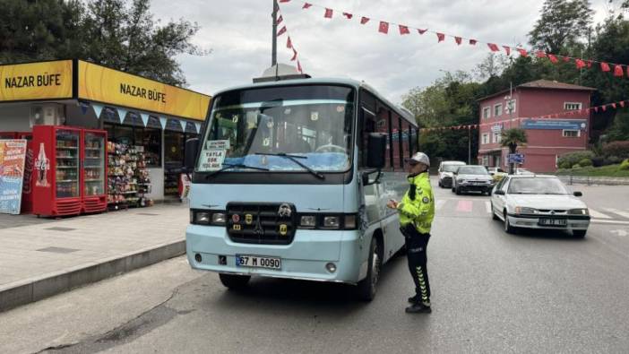 Zonguldak'ta araç denetimi