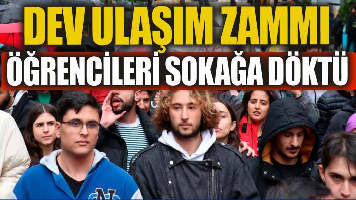 Dev ulaşım zammı öğrencileri sokağa döktü! Müşteri değil öğrenciyiz