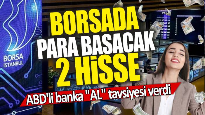 ABD'li banka "AL" tavsiyesi verdi: Borsa İstanbul'da para basacak 2 hisse