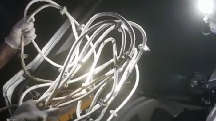 Elazığ'da kablo hırsızlığına 3 gözaltı